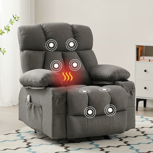 Massage Rocker Recliner Chair