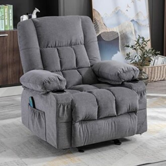 BOSMILLER Massage Rocker Recliner Chair